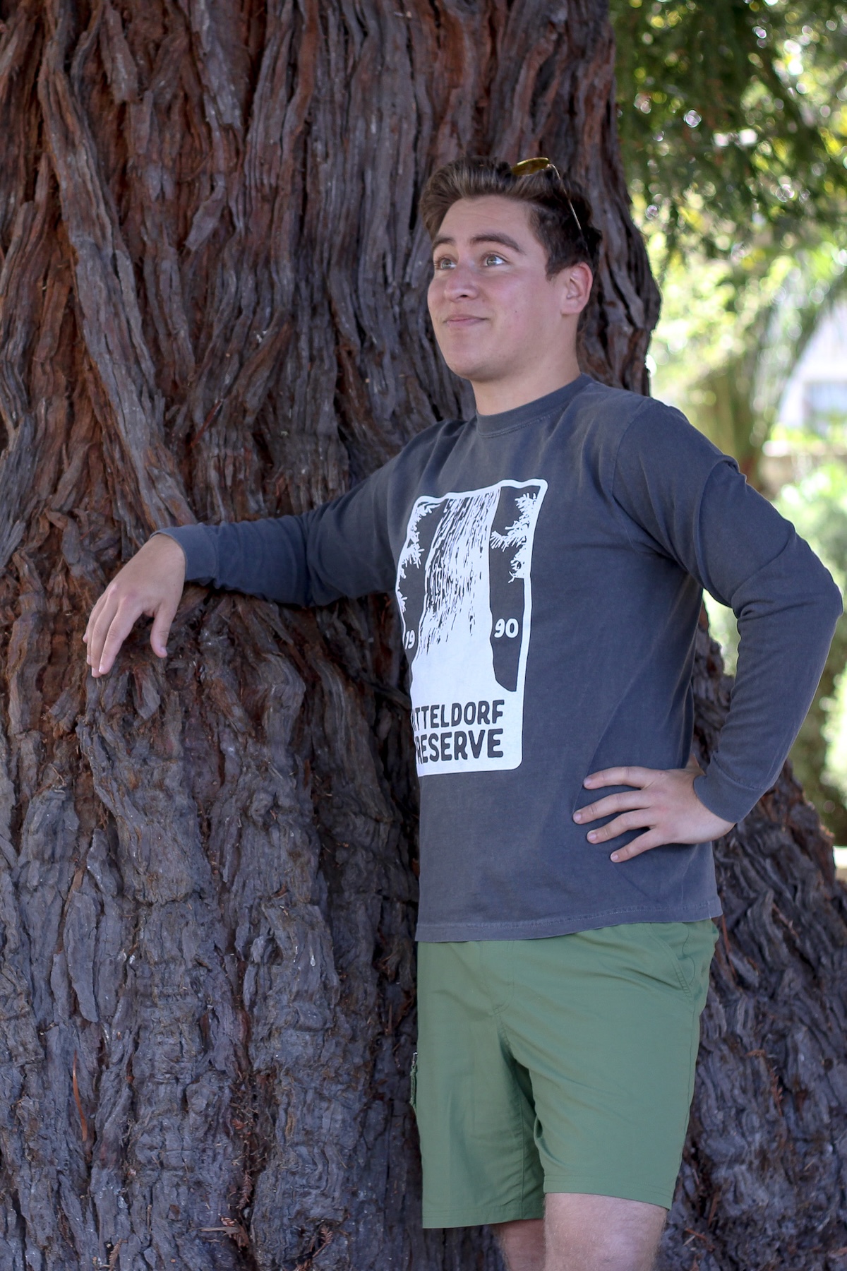 Heavyweight Adult Long Sleeve T-shirt – Pepper - Image 3